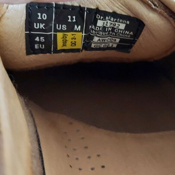 Dr. Martens 11792 Brown Leather Oxford Size 11